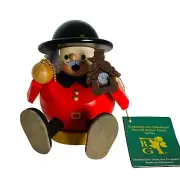Richard Glasser Erzgebirge Germany Wooden Clock Maker Nutcracker Figurine