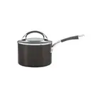 Anolon Endurance+ 16cm/1.9L Aluminium Saucepan w/ Lid Round Cookware Pan Black