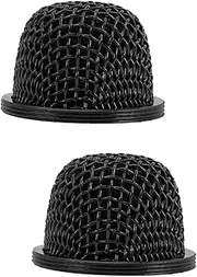 VICASKY 2pcs Microphone Pop Filter Metal Mesh Head Replacement for Mic Grille Ball Head Ktv Supplies