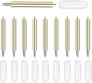 THANMAO 10PCS Premium Fine Point Blade Compatible with Cricut Explore Air/Air 2/Explore Air 3/Maker/Maker 3 Machines (White)