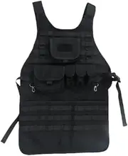 Tactical Molle Apron Outdoor Durable Camping BBQ Chef Apron for Barbeque Cooking Grill Master Grilling