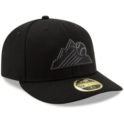 Colorado Rockies New Era 59Fifty Hat Mens Fitted 8 Black MLB