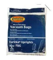 Eureka type F&G Micro Filtration Vacuum Cleaner Bags - 3 pack