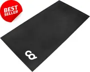 High Density Trainer Floor Mat for Exercise Bike Treadmill Elliptical Waterproof
