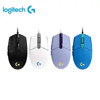 在飛比找Yahoo奇摩購物中心優惠-羅技 logitech G G102 炫彩遊戲滑鼠(顏色任選