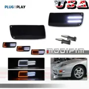 For Nissan 300ZX Z Z32 90-96 Smoke Dynamic SWITCHBACK LED DRL Turn Signal Lights (for: Nissan)