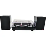 Monster MT-TT03-AU 2-Speed Turntable with 2 Speakers - Black