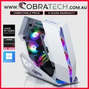 White RX 6600 Gaming PC | Ryzen 5 5500 | 1TB SSD | 16GB Ram | Desktop Computer