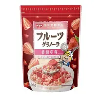 在飛比找PChome24h購物優惠-《日清》香甜草莓水果穀物脆(400g)