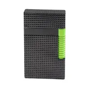 Fluo Green Le Grand Lighter Ping Sound Butane Refillable Adjustable Soft Flame