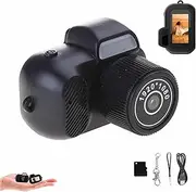Zoomu Mini Camera Keychain, Zoomu 1080p Mini Digital Camera Keychain, Retro Portable Minicamera for Photo Video Travel Study Recording, Portable Tiny Photo Video Cameras (1pcs-8GB Card)