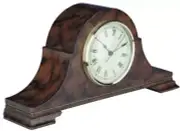 Mantel Clock Lodge Camel Back Cast Resin Hand-Cast Hand-Painted Quartz Movement