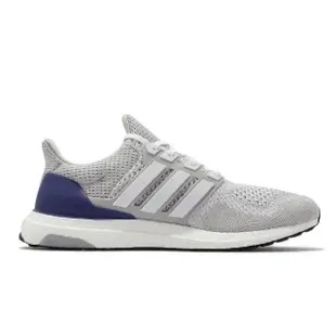 【adidas 愛迪達】慢跑鞋 Ultraboost 1.0 DNA 男女鞋 愛迪達 襪套 避震 包覆 路跑 健身 灰 藍紫(GZ0448)