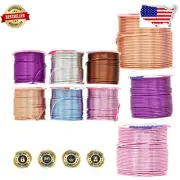 Vibrant 16 Gauge Anodized Aluminum Craft Wire – 390 FT for Jewelry Making & S...
