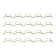 Fuel Line Hose Clips, 50pcs 16mm 65Mn Steel Tubing Spring Clamps