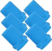Vaguelly 6pcs Skid Mic Sleeve Durable Microphone Protectors for Handheld Mics Shock Absorbing Easy to Use Compatible with Ktv and Wireless Microphones
