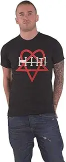[Rock Off officially licensed products] HIM Heartagram Band Logo T Shirt