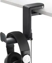 Headphone Stand Hanger, under Desk Headset Holder Mount Hook for Gaming Earphone