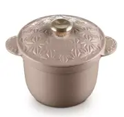 Le Creuset Rice pot 18cm 2.25qt Wagara Sisal Light Gold knob with Inner Lid