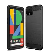 Google Pixel 4 XL Case, Rugged Shockproof Heavy Duty Snti Slip Protective Case Cover (Black)