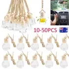 Bulk Mini Car Hanging Diffuser Air Freshener Empty Perfume Bottle Glass Ornament