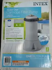 Intex Krystal Clear 1000 GPH Easy Set Pool Filter Pump System Above Ground 637