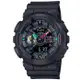 CASIO G-SHOCK 螢光色彩 虛擬世界雙顯腕錶 GA-110MF-1A