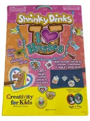 Shrinky Dinks I Love Horses Fun Craft Set 25 Designs Color Bake & Shrink