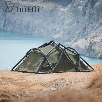 TiiTENT】SPACE PRO 太空帳(一般版)《軍綠》一房一廳帳/TSEP450GR/寢室