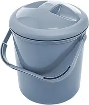 Rotho Babydesign Bella Bambina Nappy Pail - Odour-Proof Nappy bin Made of Recycled Plastic, hygienic & Environmentally Friendly - Space-Saving & Easy to Clean, Ideal for Baby Rooms