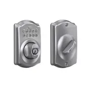 Schlage BE365 CAM 626 Camelot Keypad Deadbolt Electronic Keyless Entry Lock
