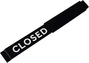 Open Closed Sliding Door Sign - Open Signs Privacy Sliding Door Display, Privacy Door Sign For Shop Window | Clear Text Display, Coloured Text, Sliding Door Display For Business Windows