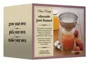 KitchenCraft Home Made Jam Funnel in Gift Box, Adjustable, Stainless Steel, 14.5