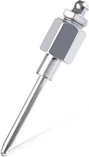 TOYMIS Grease Needle Nozzle, 1/8 inch Grease Needle Tip with Hardened Steel Head Threaded Narrow Needle Lubricator Adapter Grease Gun Coupler for Lubricating Flush and Hydraulic Fittings