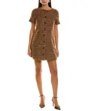 Flora Bea NYC Flores Wool-Blend Mini Dress
