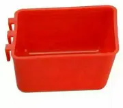10X Hanging Feed & Water Cage Cups (10 Pack) Chickens Poultry 1/2 Pint / 16 fl.