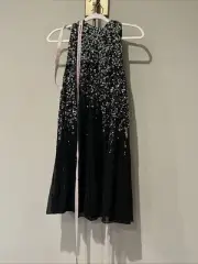 Mac Duggal 9225 Evening Dress Mini Sequin NEW Authentic FAST ToSHIP Size 6 Black