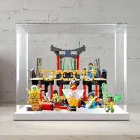 在飛比找Yahoo!奇摩拍賣優惠-亞克力防塵盒適用樂高71735元素擂台賽展示模型玩具透明