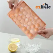 18/33 Grids Round Ice Cube Trays with Lid Reusable Whiskey Ice DIY Maker Mould
