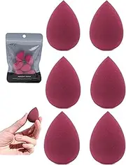 Mini Makeup Sponge Set,Blending Foundation Sponge Beauty Sponge Small Makeup Puff,6pcs for Cream,Powder and Liquid