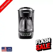 Classic 12-Cup Digital Coffee Maker - Fast Brew, Durable Duralife Design