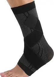 Ankle Brace for Women, Stabilizing Foot Wrap, Adjustable Ankle Relief Recovery Brace for Gym Workout Standing Work Hiking Running Travel Volleyball