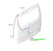FORD TOURNEO CUSTOM Rear Lamp Socket And Wire 1778721 NEW GENUINE