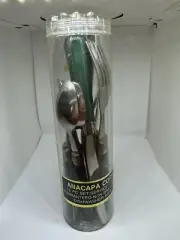 VTG Anacapa MCM Stainless Flatware Melamine Forks Spoons Knives 12 Pc.DARK Green