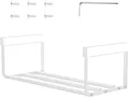 Shoe Storage Rack Expandable Shoe Rack Retractable Shoe Shelf Hanging Under Shelf Storage Rack Carbon Steel Under Shelf Shoe Rack Hanging Shoe Tray for Cabinet Shoe Cupboard Claumeng(White)
