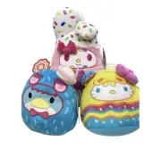 Squishmallows Hello Kitty Tuxedosam My Melody Plush 8” set of 3