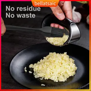 3Pcs Manual Silicone Garlic Peeler Stainless Steel Press Roc