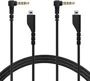 2PACKS Arctis5 Cable Replacement 3.5mm Audio Cord Compatible with SteelSeries Arctis 3, Arctis Nova 3, Arctis 7, Arctis Prime, Arctis Pro+ GameDAC, Arctis Pro Wireles Gaming Headsets(5ft/Black)