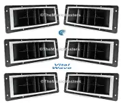6 Pack 4 x 10 Inch Piezo Flush Mount Super Horn TWEETERS Home Pro Studio Speaker