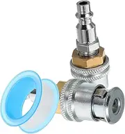 COMPUKAS 1 Set Locking Tire Air Chuck Adapter for Quick Inflation of Car Tires Construction Air Compressor Connector Durable Valve Tool Compatible with Various Vehicles